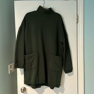 Pomander Place Turtleneck Sweatshirt Dress